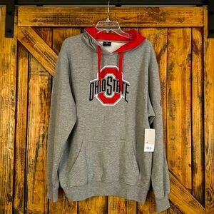 NWT Ohio State Buckeyes grey hoodie size large
